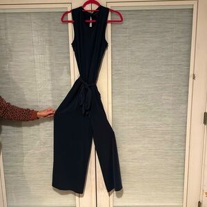 Banana Republic Midnight Blue Sleeveless Jumpsuit
